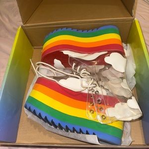 Dolls Kill Rainbow Platforms